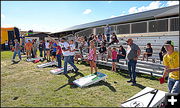 The Cornhole Game. Photo by Terry Allen.