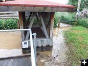 Behind Meat House. Photo by Dawn Ballou, Pinedale Online.