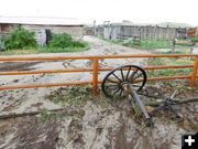 Flood path. Photo by Dawn Ballou, Pinedale Online.