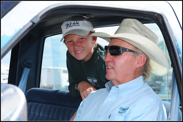 Grandpa and the Kid. Photo by Terry Allen.