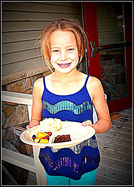 A Runner's Lunch. Photo by Terry Allen.