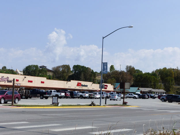 View from Ridley's. Photo by Pinedale Online.