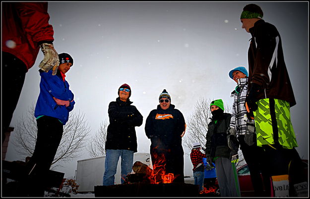 Pre-Race Warmup. Photo by Terry Allen.