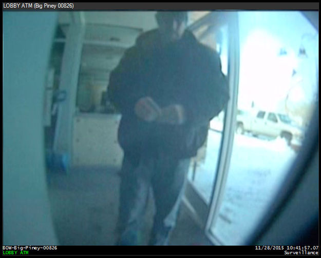 Male suspect. Photo by Sublette County Sheriffs Office.