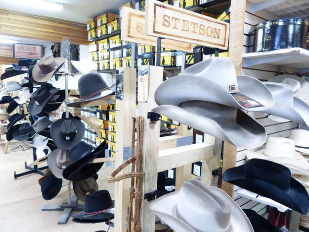 Cowboy hats. Photo by Dawn Ballou, Pinedale Online.