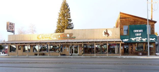 Cowboy Shop. Photo by Dawn Ballou, Pinedale Online.