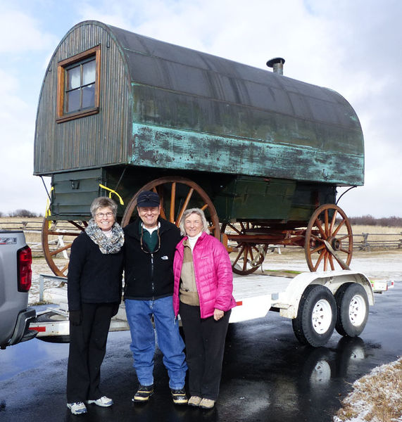 Sheepwagon. Photo by Dawn Ballou, Pinedale Online.