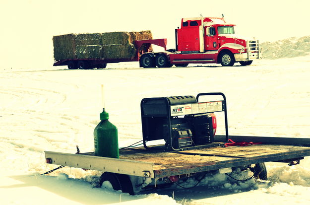 Even the Generator Uses Racing Fuel. Photo by Terry Allen.