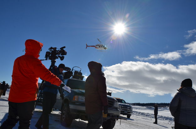 Al Jazeera America Broadcast the Race. Photo by Terry Allen.