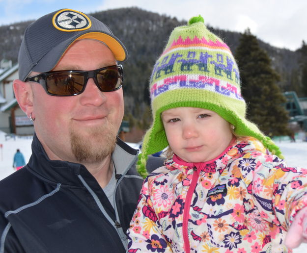 Andy and Mila love Ski Joring. Photo by Terry Allen.