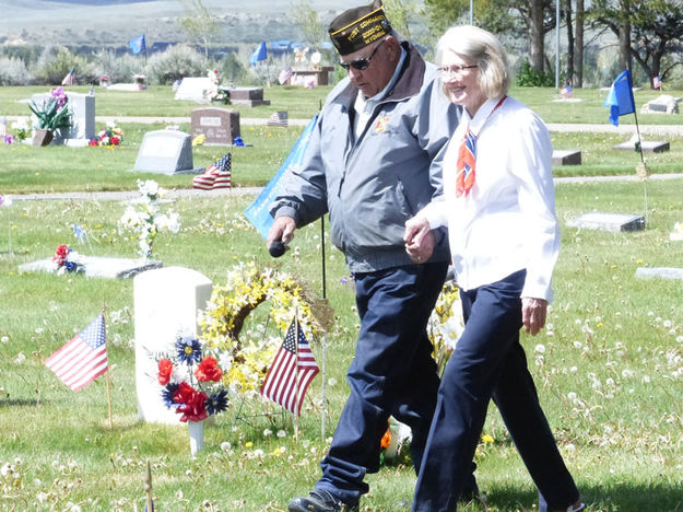 Jim and Margaret. Photo by Dawn Ballou, Pinedale Online.