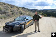 Road Block. Photo by Terry Allen, Pinedale Online!.