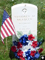 Decorated grave. Photo by Dawn Ballou, Pinedale Online.