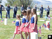 Noble girls. Photo by Dawn Ballou, Pinedale Online.