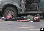 He's dead. Photo by Bob Rule, KPIN 101.1FM Radio.