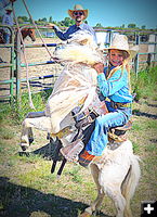 Ella Shows Her Stuff. Photo by Terry Allen.