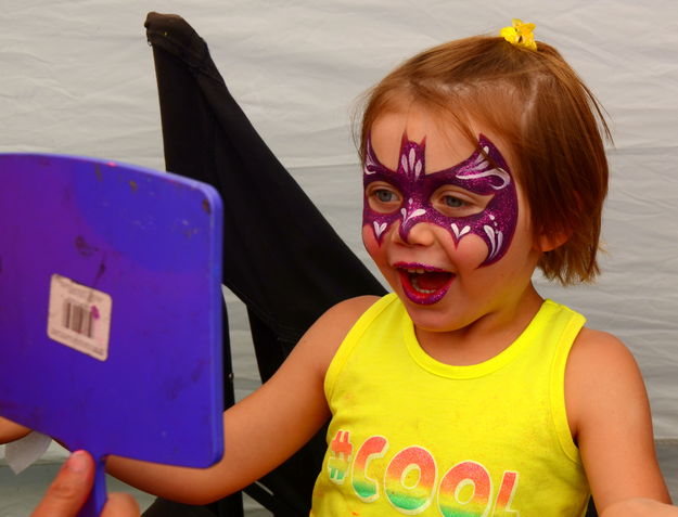 Face Painting Surprise. Photo by Terry Allen.