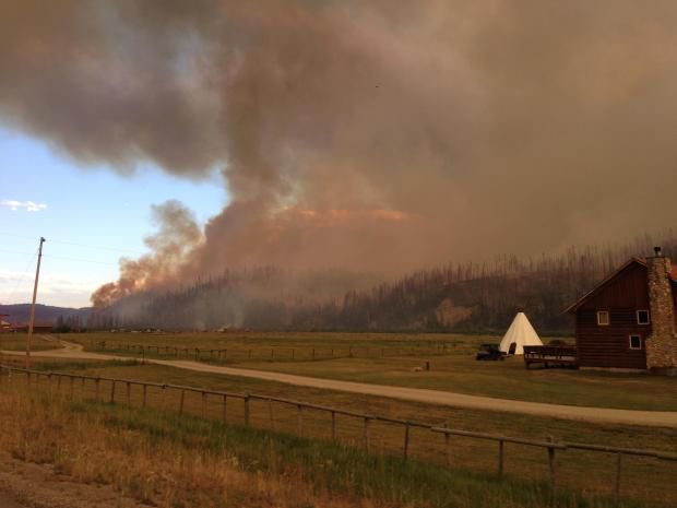 Cliff Creek Fire. Photo by U.S. Forest Service.