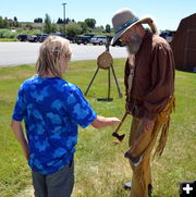 Tomahawk Lessons. Photo by Terry Allen.