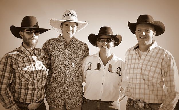 Holli and her boys. Photo by Terry Allen.