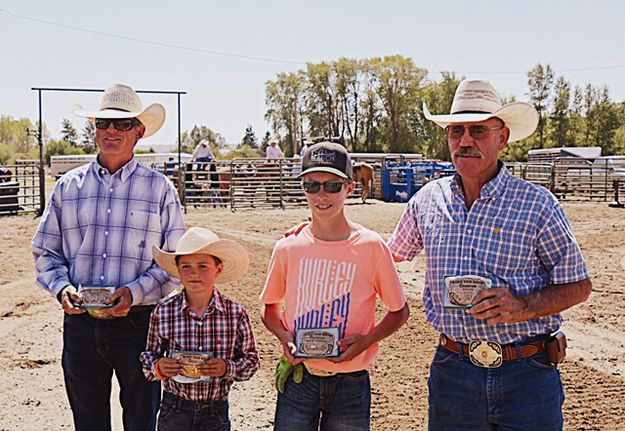 Medal Winners. Photo by Terry Allen.