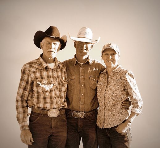 Mike, Wes and Tara. Photo by Terry Allen.