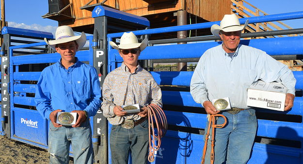 Buckle Winners. Photo by Terry Allen.