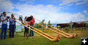 The Alpenhorns. Photo by Terry Allen.