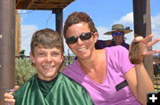 Buddies and the Barber. Photo by Terry Allen.