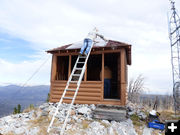 Lookout work. Photo by Dawn Ballou, Pinedale Online.