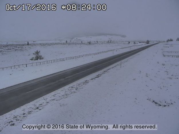 Bondurant. Photo by WYDOT Bondurant webcam.