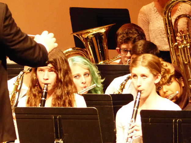 Concert Band. Photo by Dawn Ballou, Pinedale Online.