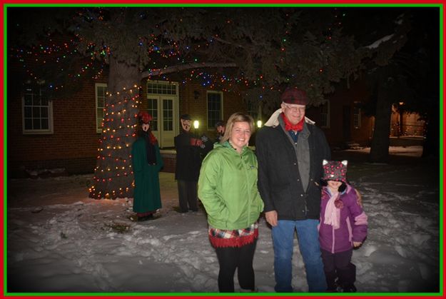 Rachel, Joel and Granddaughter. Photo by Terry Allen.