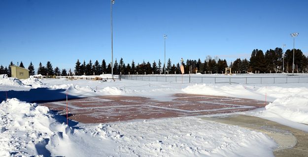 The Heli-Pad at the Clinic. Photo by Terry Allen.