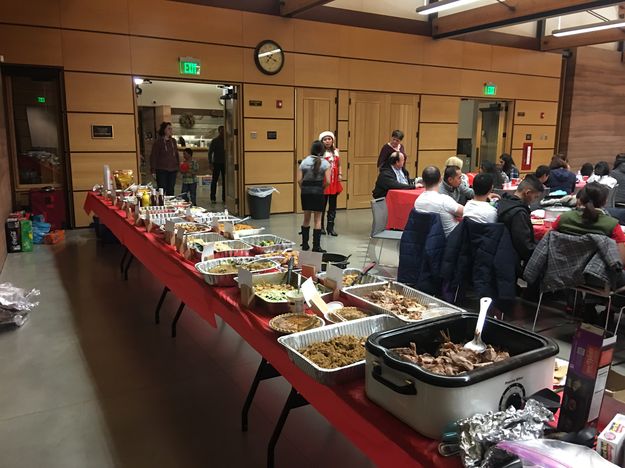 Multiculture food. Photo by Phyllis McCullough.