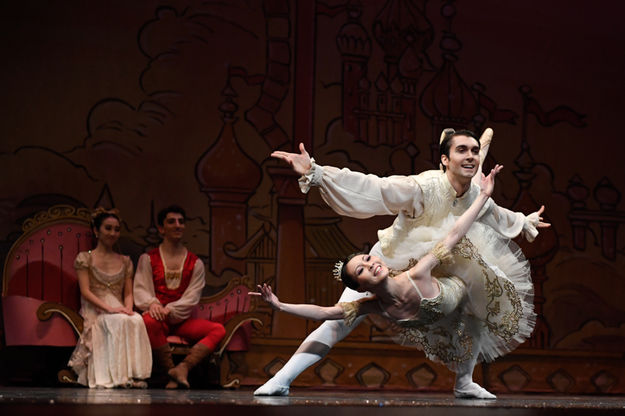 Sugar Plum Fairy and her Cavalier. Photo by Arnold Brokling.