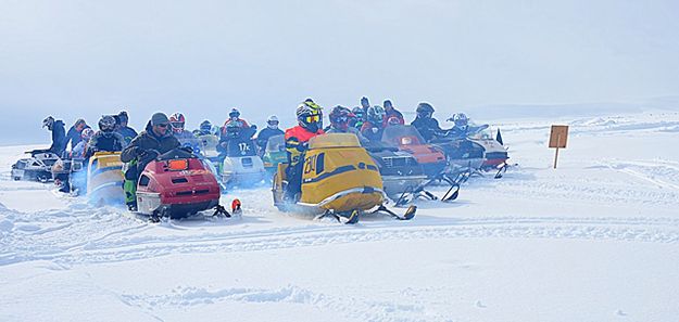 The Start. Photo by Terry Allen.