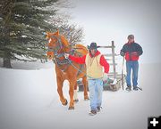 Walking Down the Hill. Photo by Terry Allen.