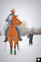 Boone and Rooster. Photo by Terry Allen.