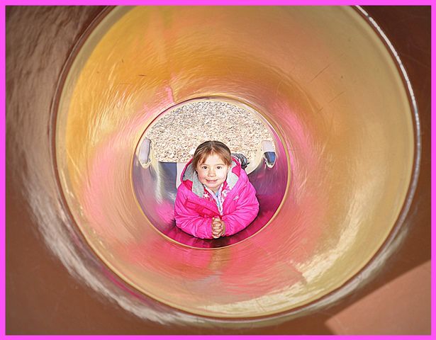 Zoe Looks for the Giant Easter Egg. Photo by Terry Allen.