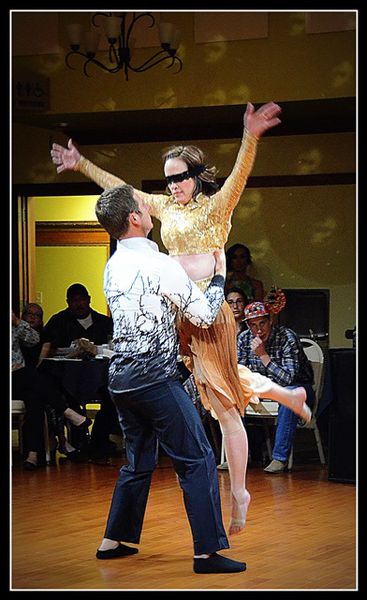 Blake Cobel and Tera Adams. Photo by Terry Allen.