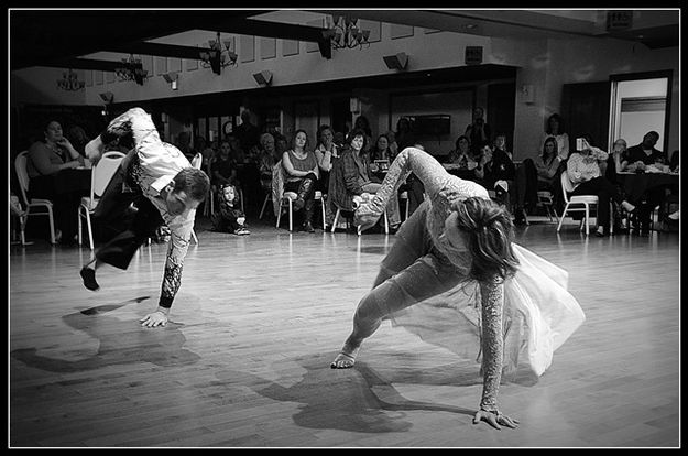 Blake Cobel and Tera Adams. Photo by Terry Allen.