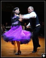 Jeff McCormick and Becky Olney. Photo by Terry Allen.