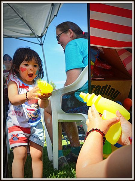 Nikki See's Her Face in the Mirror. Photo by Terry Allen.