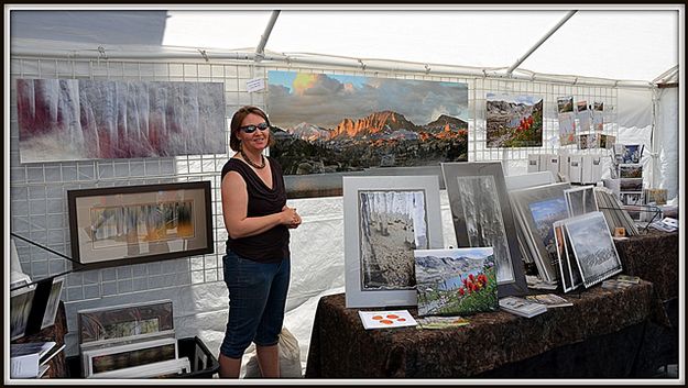 Delsa Got the Best Booth. Photo by Terry Allen.