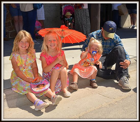 The Licking Girls and brother Axel. Photo by Terry Allen.