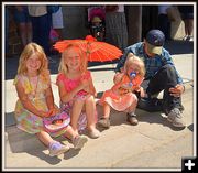 The Licking Girls and brother Axel. Photo by Terry Allen.