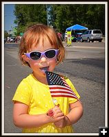 Scout and Her Ladybug. Photo by Terry Allen.