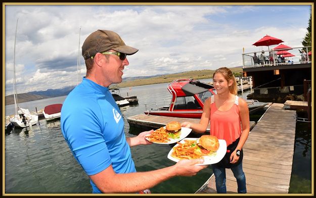 Dockside Service. Photo by Terry Allen.