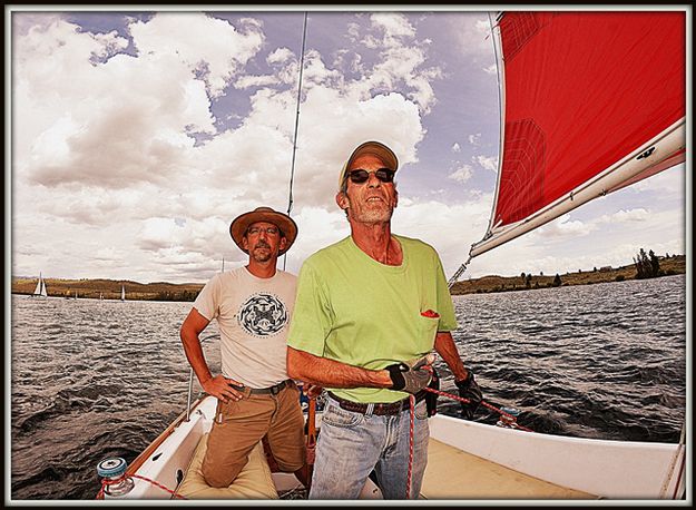 Dave and Jason. Photo by Terry Allen.